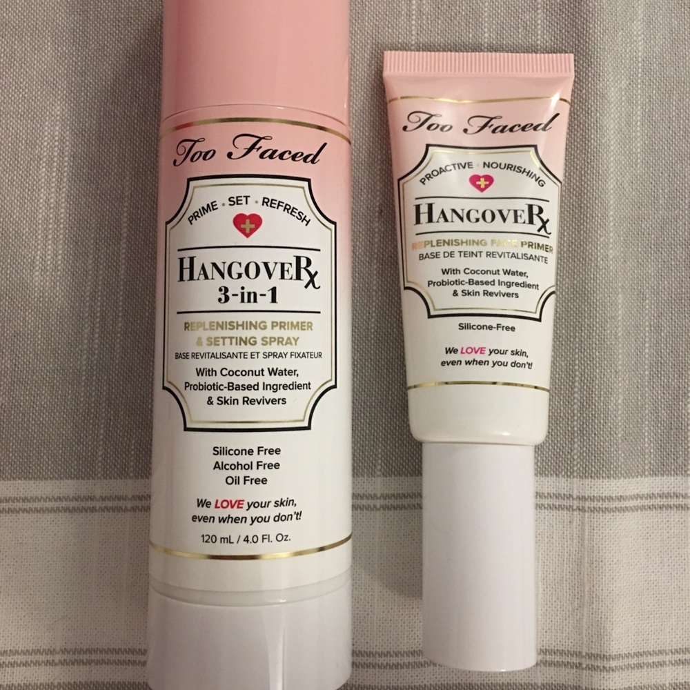 Too Faced Hangover Rx Primer and Setting Spray